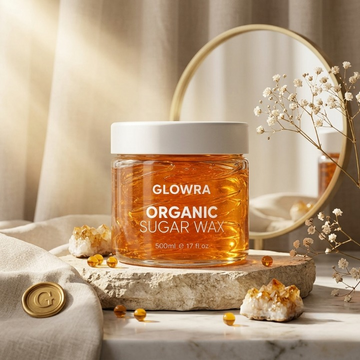 Glowra Organic Sugar Wax – Natural Hair Removal Wax (500ml)